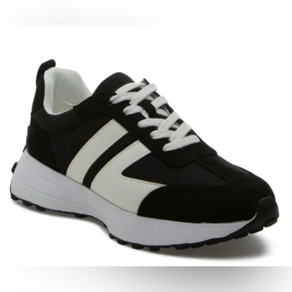 NEW J/Slides Black Luxe Nylon Sneakers Shoes Women’s 8 M